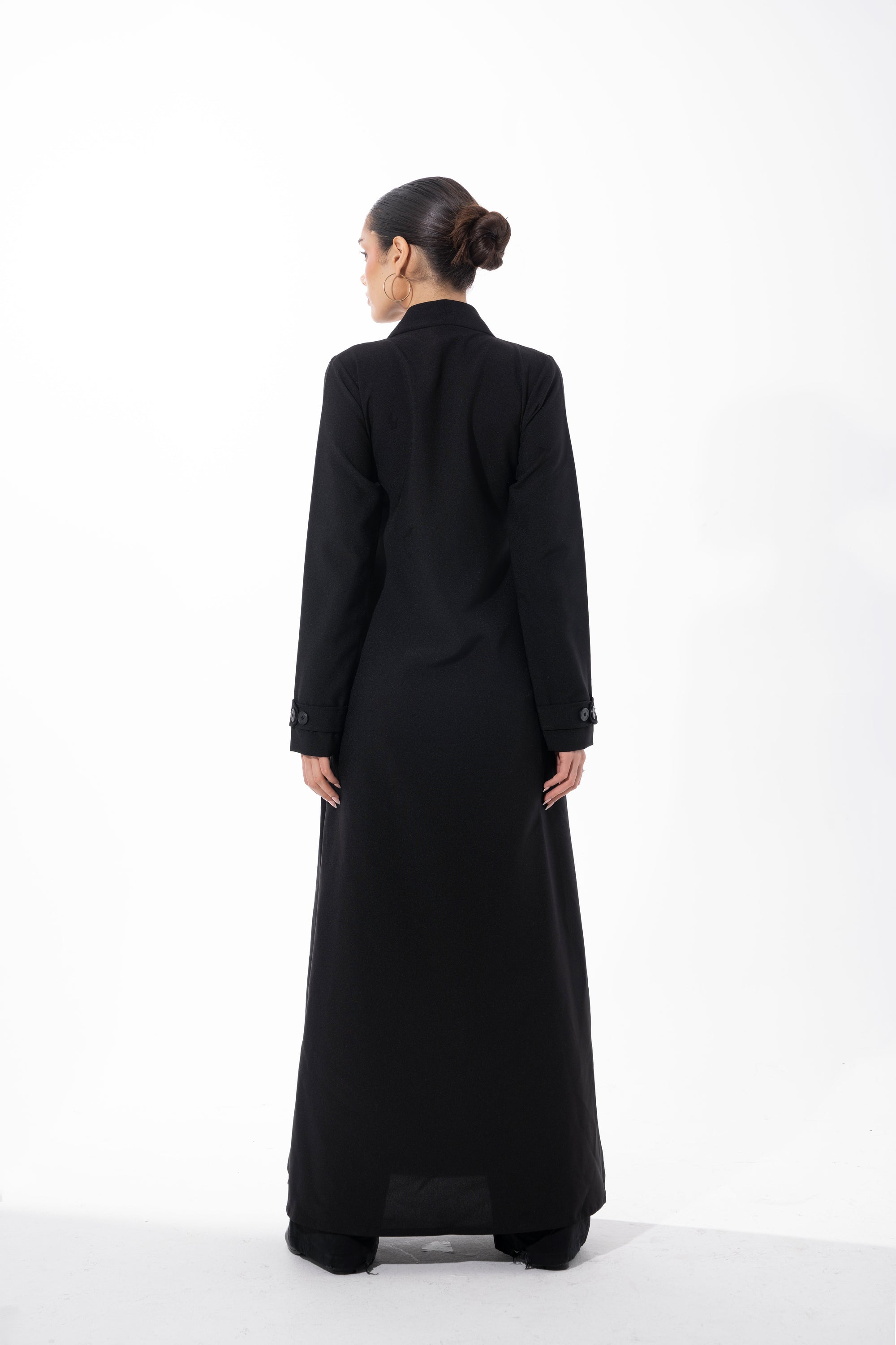 Wrapped Black Crepe