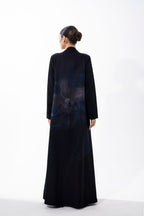 Printed Crepe/ Blue Orchid