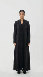 Black linen/black threads