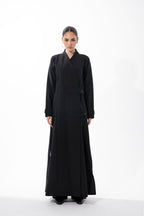 Wrapped Black Crepe