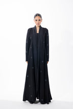Black Linen/ Dark Gray Threads
