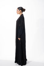 Black Linen/ Brown Threads