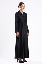 Blazer/black satin